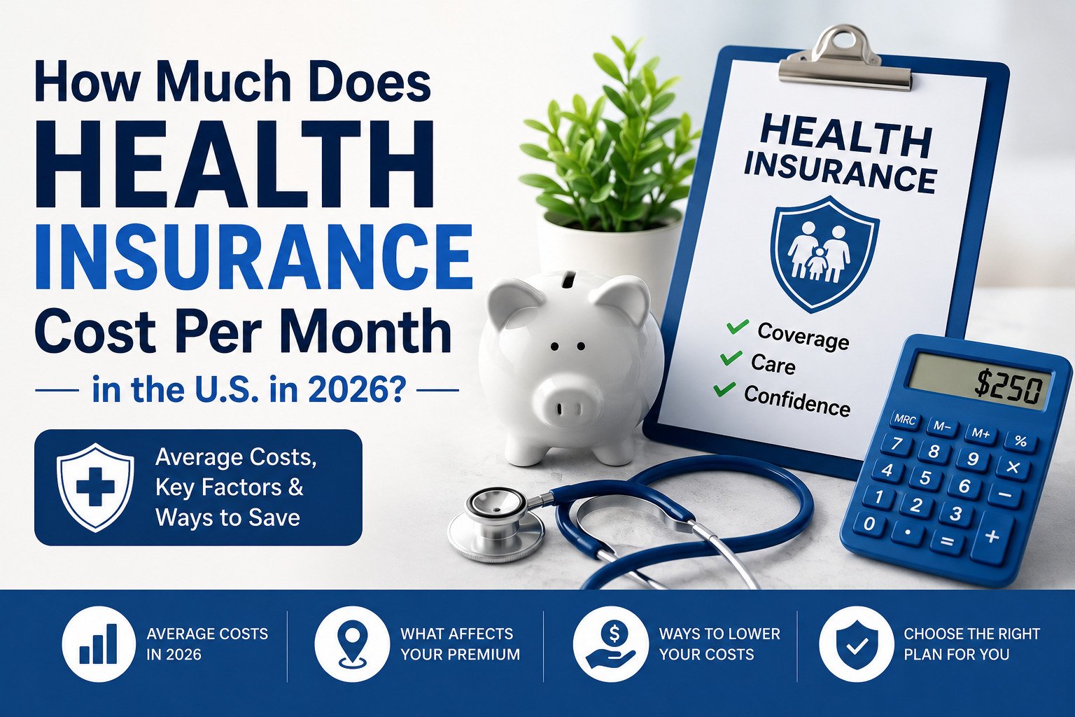 How Much Does Health Insurance Cost Per Month in the U.S. in 2026?